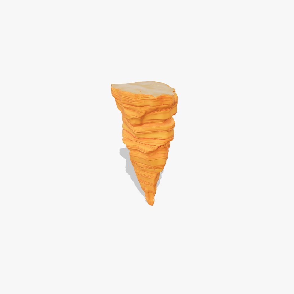 Orange Sedimentary Rock model pack